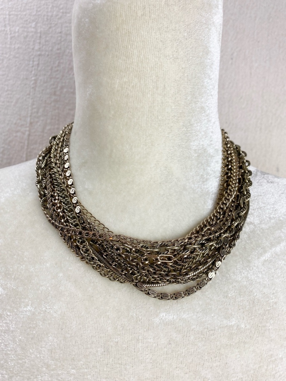 Kiam Family Multi Strand Statement Necklace